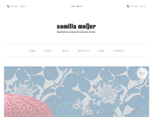 Tablet Screenshot of camillameijer.com